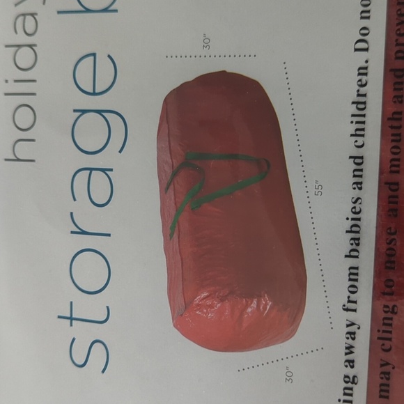 Red Christmas Tree Storage Bag upto 9 ft - New - Picture 6 of 6